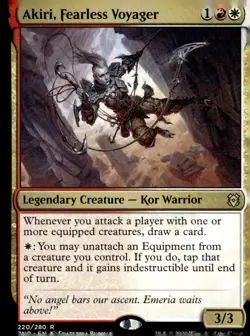 Zendikar Rising #220 Akiri, Fearless Voyager - Image 1