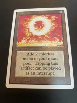 1993 WotC MAGIC the Gathering UNLIMITED unplayed SOL RING mint Beautiful - Image 1