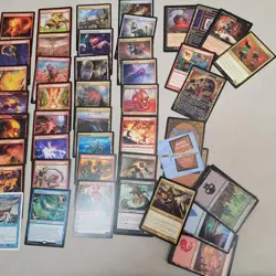 Custom Commander MTG Deck Magic = *ELEMENTALS* Tribal - Black Red Blue Grixis - Image 2