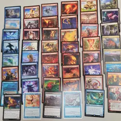 Custom Commander MTG Deck Magic = *ELEMENTALS* Tribal - Black Red Blue Grixis - Image 3