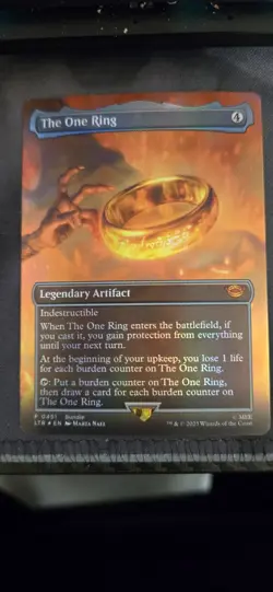 Magic The Gathering The One Ring Borderless 451 (P) Foil - Image 1