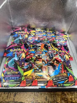 Pokemon Mega Evolution Sleeved Booster Pack LOT of 10 Sealed Packs 171116.2 - Image 1