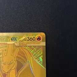 Pokemon Ascended Heroes Mega Charizard Y EX 294/217 Gold Hyper Rare Near Mint NM - Image 3