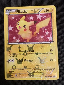 Pikachu RC7/RC25 Legendary Treasures 2013 Radiant Collection Pokemon Card TCG - Image 1