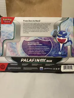 NEW FACTORY SEALED POKEMON TCG SCARLET & VIOLET PALAFIN EX BOX - Image 2
