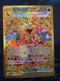 Charizard ex 228/197 - Obsidian Flames Gold Hyper Rare Pokemon TCG NM - Image 1