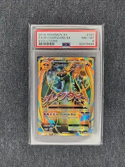 Pokemon TCG M Charizard EX #101/108 PSA 8 NM-MINT Full Art Xy Evolutions - Image 1