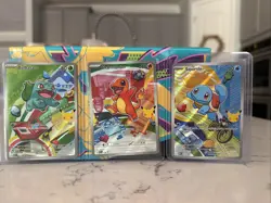 Pokemon First Partner Illustration Collection MEP Bulbasaur Charmander Squirtle - Image 1