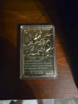 #150 MEWTWO POKEMON Special Edition 23 karat Gold Plated Trading Card (B109) - Image 4