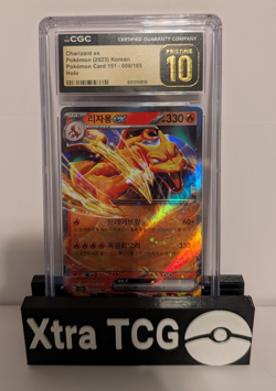 Pokemon CGC 10 Pristine - Charizard ex 006/165 SV2a 151 Korean - Image 1