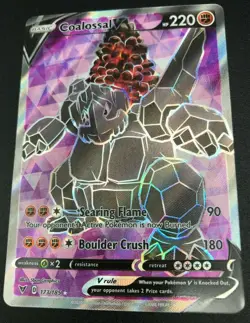 Coalossal V 173/185 FULL ART ULTRA RARE Pokemon SWSH Vivid Voltage NM 2020 - Image 1