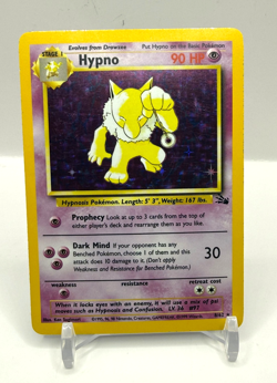 Hypno Holo Rare - 1999 Pokemon Fossil #8/62 LP Vintage - Image 1