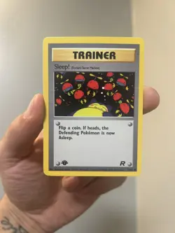 Pokemon Team Rocket Sleep Common 1st Edition 79/82 LP - Image 1