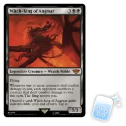 WITCH-KING OF ANGMAR The Lord Of The Rings Magic MTG MINT CARD - Image 1