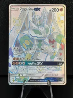 Zygarde GX SV65/SV94 Shiny GX Rare Hidden Fates Shiny Vault Pokemon Near Mint - Image 1