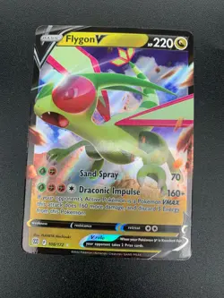 Flygon V 106/172 Ultra Rare Sword & Shield Brilliant Stars Pokemon NM 2022 - Image 1