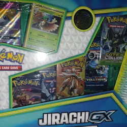 Pokemon JIRACHI GX Collection Box NEW SEALED W/ Tears - Image 3