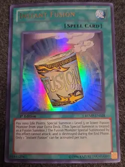 Yu-Gi-Oh! Instant Fusion 1st RYMP-EN028 Ultra Rare LP x1 - Image 1