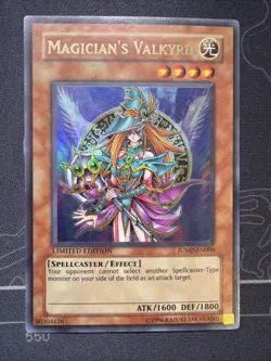 Magician's Valkyria JUMP-EN009 Yu-Gi-Oh! TCG Shonen Jump Limited Edition LP - Image 1
