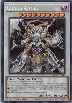 Rarity Collection 5 Secret Rare RA05-EN043 Chaos Angel - Image 1