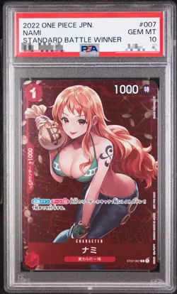 PSA 10 Nami ST01-007 Standard Battle Winner - ONE PIECE Card Game Japanese 2022 - Image 1