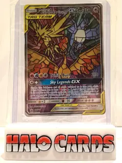 SEALED Moltres & Zapdos & Articuno GX SM210 Sm Promos Holo Pokemon Card B - Image 1