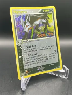 Mightyena 12/107 Deoxys (2005) Stamped Holo Rare Card Pokemon TCG LP+/NM - Image 2