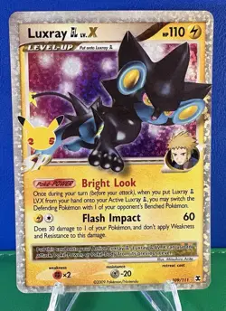 Pokemon TCG Luxray GL LV.X 109/111 Celebrations Classic Collection - Near Mint - Image 1