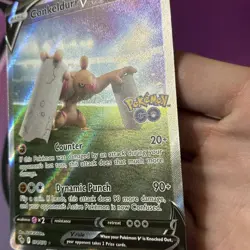 Conkeldurr V (Alternate Full Art) 074/078 Pokemon GO Holo - Image 3