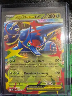 Mega Heracross ex - 4/94 - Double Rare - Pokemon Phantasmal Flames - NM - Image 1