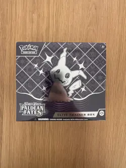 POKEMON SCARLET & VIOLET PALDEAN FATES FACTORY SEALED ELITE TRAINER BOX ETB - Image 1