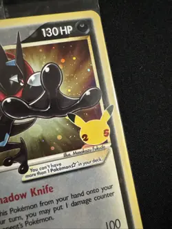 SEALED Greninja Gold Star SWSH144 25th Anniversary Celebrations Promo Card - Image 3