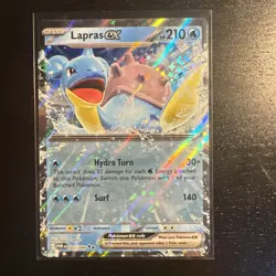 POKEMON - LAPRAS EX - 022/088 DOUBLE RARE HOLO PERFECT ORDER - BRAND NEW - Image 1