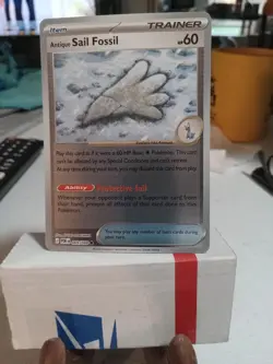 SAIL FOSSIL 069/088 POKEMON ME03 PERFECT ORDER REVERSE HOLO - Image 1