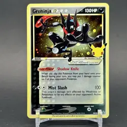 Pokemon Sword & Shield Greninja Gold Star SWSH144 / Black Star Promo / NM - Image 1