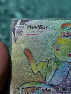 Pokemon Fusion Strike Mew VMAX Secret Rare Holo 268/264 English 2021 - Image 2