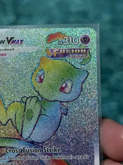 Pokemon Fusion Strike Mew VMAX Secret Rare Holo 268/264 English 2021 - Image 4