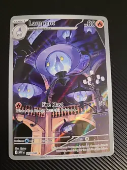 Lampent 102/086 - Illustration Rare White Flare Pokemon TCG NM - Image 1