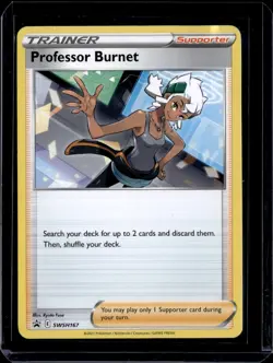 Professor Burnet - SWSH167 Promo Sword Shield 2021 (NM) / Pokemon TCG - Image 1