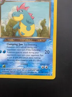 Pokemon Dark Croconaw Neo Destiny 32/105 Uncommon 60 HP Regular English 2000 - Image 3