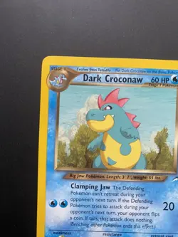 Pokemon Dark Croconaw Neo Destiny 32/105 Uncommon 60 HP Regular English 2000 - Image 5