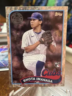2024 topps series 2 35th anniversary Shota Imanaga RC Silver foil Card - Image 1