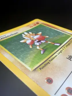 Pokemon TCG Hitmonchan Base Set Holo Unlimited Rare Card 7/102 LP Wotc - Image 3