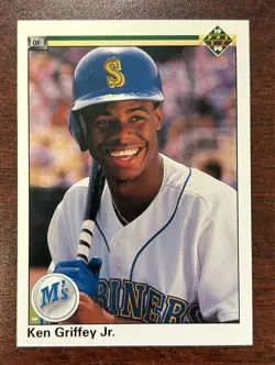 1990 Upper Deck KEN GRIFFEY JR 2nd Year Card 156 Mariners HOF Free Shipping! - Image 1