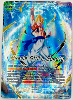 Miracle Strike Gogeta Gold Foil | P-069 | Dragon Ball Super Card Game LP - Image 1