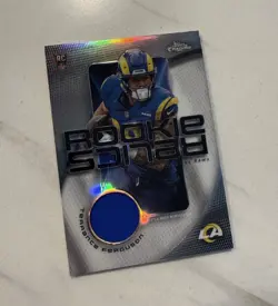 Topps 2025 Chrome Rookie Relic Terrance Ferguson Los Angeles Rams Football Card - Image 1