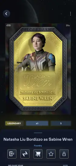 2026 Topps Star Wars Card Trader Sabine/ Chewy - Image 1
