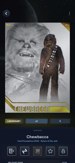2026 Topps Star Wars Card Trader Sabine/ Chewy - Image 3