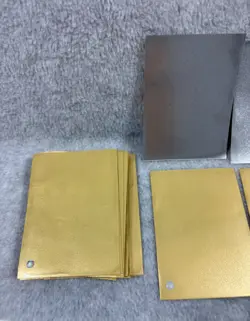126 Ultra Pro Glitter Silver and Gold TCG Gaming Protective Card Sleeves - Image 2