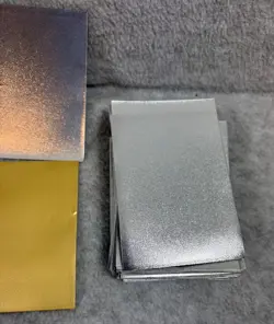 126 Ultra Pro Glitter Silver and Gold TCG Gaming Protective Card Sleeves - Image 4
